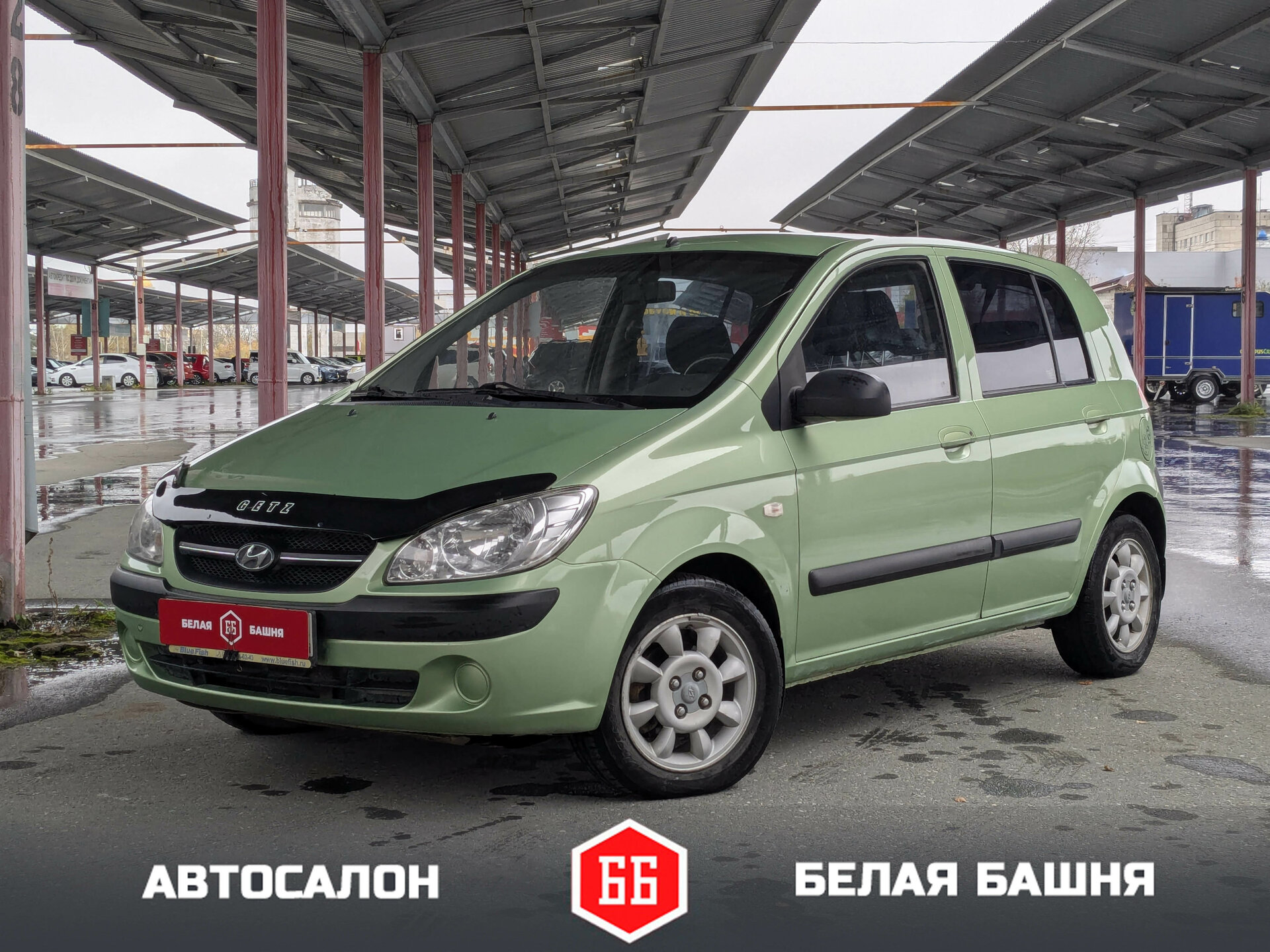 Hyundai Getz 2008 Зеленый