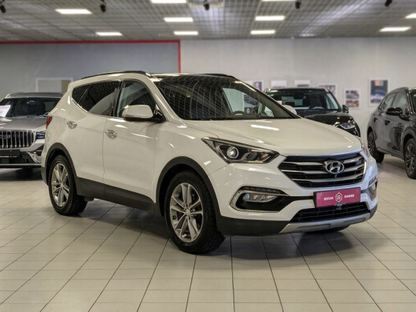 Hyundai Santa Fe 2016 Белый