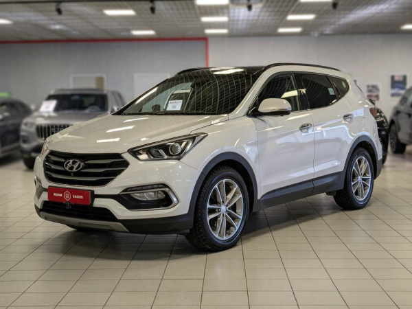 Hyundai Santa Fe 2016 Белый