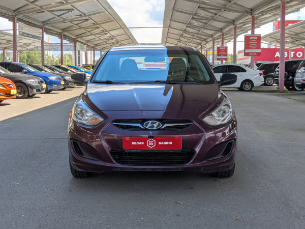 Hyundai Solaris 2011 Фиолетовый