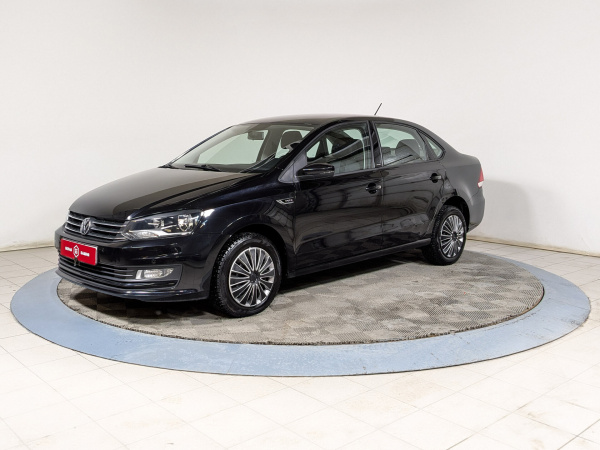 Volkswagen Polo 2016 Черный