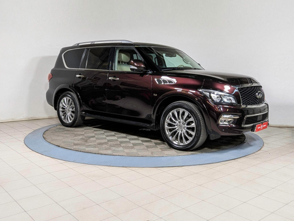 Infiniti QX80 2015 Красный