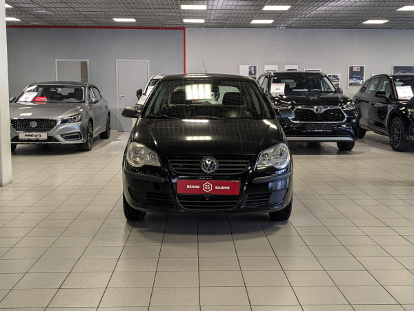 Volkswagen Polo 2008 Черный