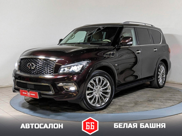 Infiniti QX80 2015 Красный