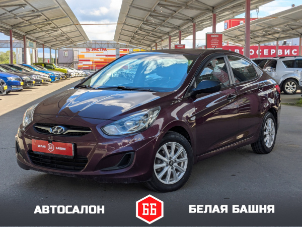 Hyundai Solaris 2011 Фиолетовый