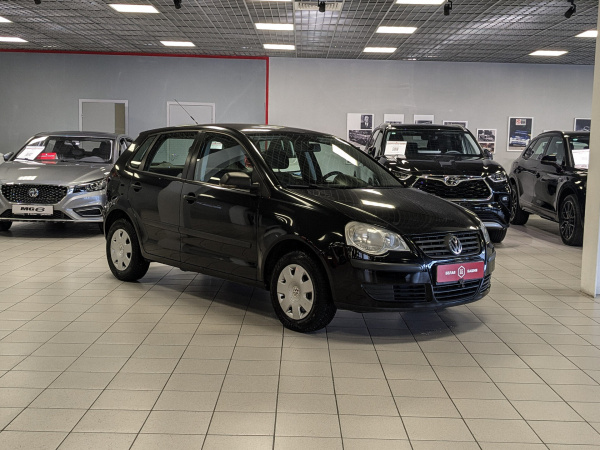 Volkswagen Polo 2008 Черный
