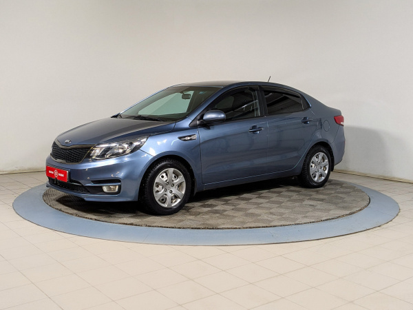 Kia Rio 2015 Голубой