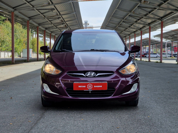 Hyundai Solaris 2012 Фиолетовый