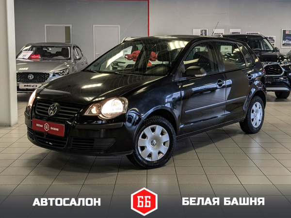 Volkswagen Polo 2008 Черный
